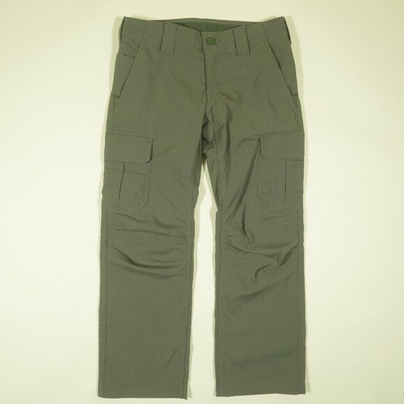 Under Armour Storm Tactical Patrol Cargo Pants Womens 6 Green Ripstop - Picture 2 of 7